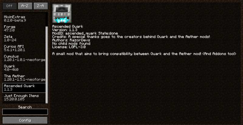 Мод Ascended Quark 1.21.1/1.19.2 (совместимость Quark и Aether) | Сегодня, 16:16 - Моды для Minecraft / Декор / 1.19.2 / 1.20.1 / 1.21.1