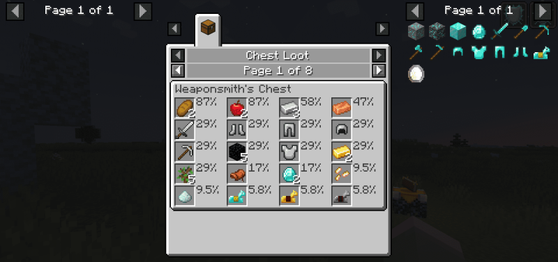 Мод EMI Loot 1.21.1/1.19.4 (лут-таблицы, просмотр дропа) | Сегодня, 14:05 - Моды для Minecraft / Мини карта / Ядра (Библиотеки) / 1.18.2 / 1.19 / 1.19.1 / 1.19.2 / 1.19.3 / 1.19.4 / 1.20 / 1.20.1 / 1.20.4 / 1.20.5 / 1.20.6 / 1.21 / 1.21.1