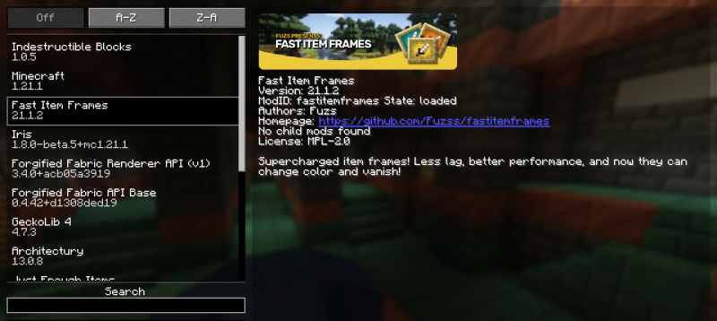 Мод Fast Item Frames 26.2/1.21.11 (производительность, рамки, предметы) | 20-06-2026, 10:33 - Моды для Minecraft / Инструменты / 1.20.1 / 1.20.4 / 1.21 / 1.21.1 / 1.21.4 / 1.21.5 / 1.21.8 / 1.21.10 / 1.21.11 / 26.1 / 26.1.1 / 26.1.2 / 26.2