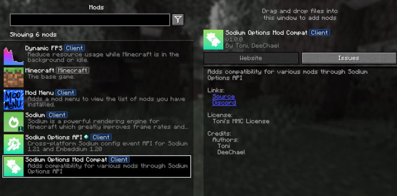 Мод Sodium/Embeddium Options API 1.21.5/1.20.1 (API, настройки, интерфейс) | Сегодня, 17:11 - Моды для Minecraft / Декор / Ядра (Библиотеки) / 1.20 / 1.20.1 / 1.21.1 / 1.21.4 / 1.21.5