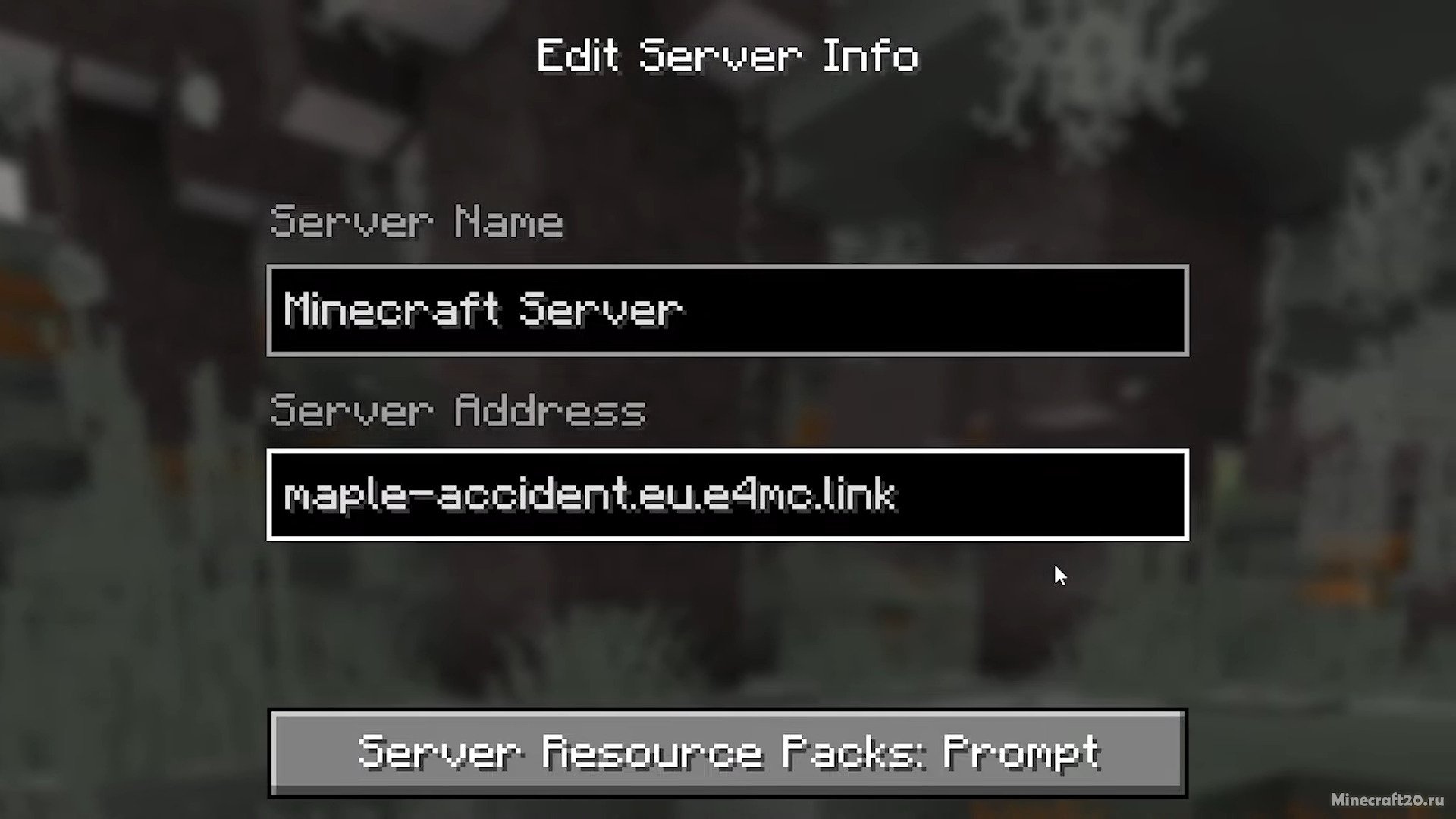 Мод e4mc 26.2/1.21.11 (Публичный LAN-сервер) | 1-07-2026, 10:49 - Моды для Minecraft / Инструменты / 1.18 / 1.18.1 / 1.18.2 / 1.19 / 1.19.1 / 1.19.2 / 1.19.3 / 1.19.4 / 1.20 / 1.20.1 / 1.20.2 / 1.20.4 / 1.20.5 / 1.20.6 / 1.21 / 1.21.1 / 1.21.4 / 1.21.5 / 1.21.8 / 1.21.10 / 1.21.11 / 26.1 / 26.1.1 / 26.1.2 / 26.2