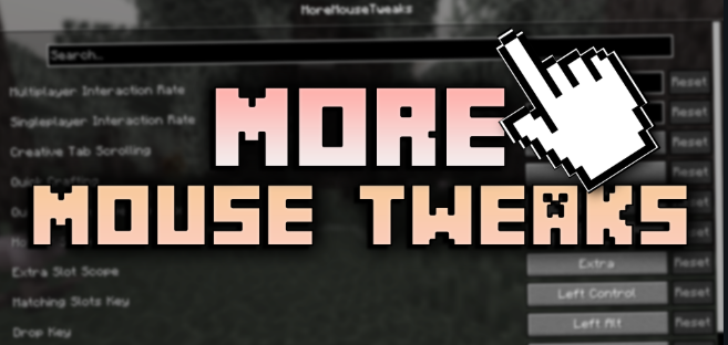 Мод More Mouse Tweaks 26.2/1.21.11 (Улучшенное управление мышью)