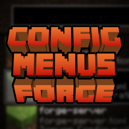 Мод Forge Config Screens [Archived] 1.20.1/1.19.4 (конфиги, меню, Forge)