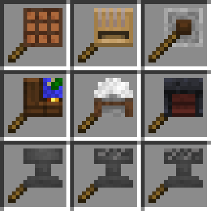 Мод Crafting on a stick 26.1.2/1.21.1 (Добавляет несколько станций крафта)