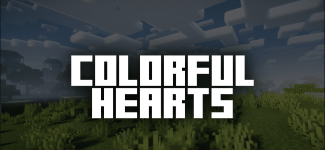 Мод Colorful Hearts 26.1.2/1.21.11 (цветные сердца, компактный интерфейс)