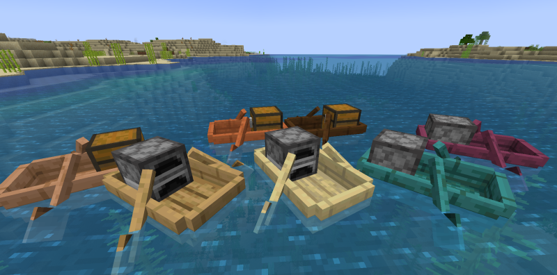 Мод Boatload 1.21.1/1.19.2 (лодки, транспорт, океан) | Вчера, 21:00 - Моды для Minecraft / Оружие / Броня / Индустриальные / 1.14.4 / 1.15.2 / 1.16.1  / 1.16.5 / 1.18.2 / 1.19 / 1.19.1 / 1.19.2 / 1.20.1 / 1.21.1