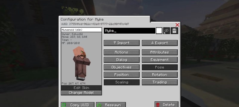 Мод Easy NPC: Config UI 26.2/1.21.11 (Интерфейс конфигурации NPC) | 1-07-2026, 20:23 - Моды для Minecraft / Инструменты / 1.18.2 / 1.19.2 / 1.20.1 / 1.21 / 1.21.1 / 1.21.4 / 1.21.5 / 1.21.8 / 1.21.10 / 1.21.11 / 26.1.1 / 26.1.2 / 26.2