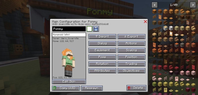 Мод Easy NPC: Core 26.2/1.21.11 (Базовый модуль NPC) | 1-07-2026, 20:23 - Моды для Minecraft / RPG / Ядра (Библиотеки) / 1.20.1 / 1.21 / 1.21.1 / 1.21.4 / 1.21.5 / 1.21.8 / 1.21.10 / 1.21.11 / 26.1.1 / 26.1.2 / 26.2