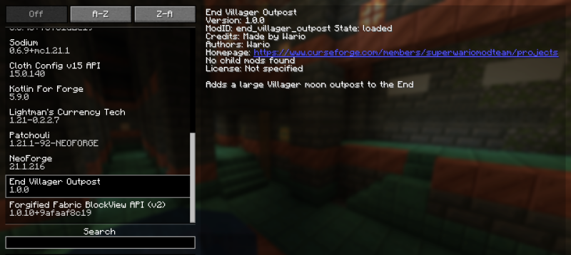 Мод End Villager Outpost 26.2/1.21.11 (Космическая база жителей) | 1-07-2026, 10:41 - Моды для Minecraft / RPG / Миры и биомы / 1.20.1 / 1.21 / 1.21.1 / 1.21.4 / 1.21.8 / 1.21.10 / 1.21.11 / 26.1 / 26.1.1 / 26.1.2 / 26.2