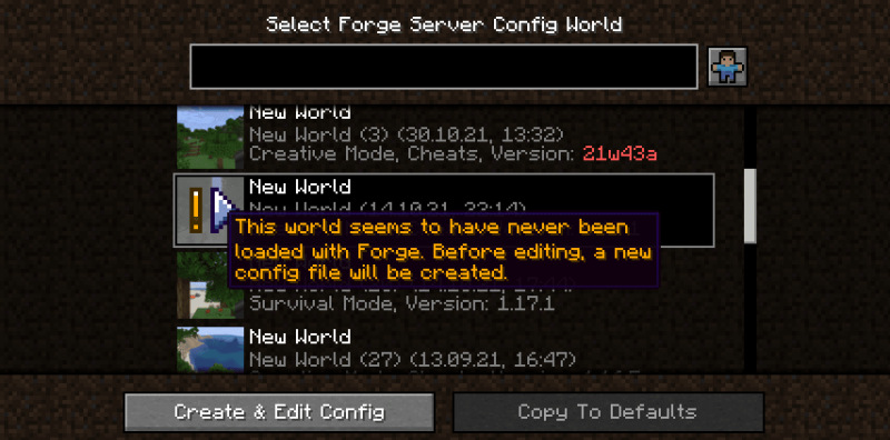 Мод Forge Config Screens [Archived] 1.20.1/1.19.4 (конфиги, меню, Forge) | Сегодня, 13:07 - Моды для Minecraft / Инструменты / Ядра (Библиотеки) / 1.16.2  / 1.16.4 / 1.16.5 / 1.17.1 / 1.18 / 1.18.1 / 1.18.2 / 1.19.4 / 1.20 / 1.20.1