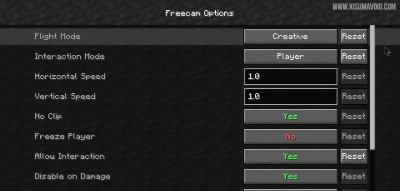 Мод FreeCam by Zergatul 26.2/1.21.11 (Камера и настройки) | 1-07-2026, 16:27 - Моды для Minecraft / 1.8.9 / 1.12.2 / Инструменты / 1.16.5 / 1.17.1 / 1.18.2 / 1.19 / 1.19.1 / 1.19.2 / 1.19.3 / 1.19.4 / 1.20 / 1.20.1 / 1.20.2 / 1.20.4 / 1.20.6 / 1.21 / 1.21.1 / 1.21.4 / 1.21.5 / 1.21.8 / 1.21.10 / 1.21.11 / 26.1 / 26.1.1 / 26.1.2 / 26.2
