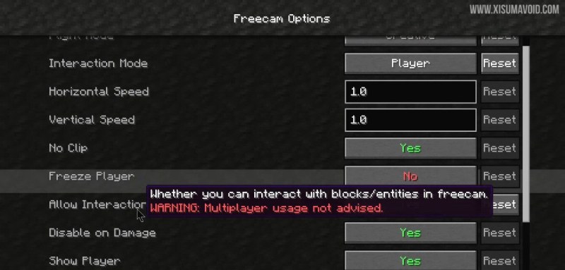 Мод FreeCam by Zergatul 26.2/1.21.11 (Камера и настройки) | 1-07-2026, 16:27 - Моды для Minecraft / 1.8.9 / 1.12.2 / Инструменты / 1.16.5 / 1.17.1 / 1.18.2 / 1.19 / 1.19.1 / 1.19.2 / 1.19.3 / 1.19.4 / 1.20 / 1.20.1 / 1.20.2 / 1.20.4 / 1.20.6 / 1.21 / 1.21.1 / 1.21.4 / 1.21.5 / 1.21.8 / 1.21.10 / 1.21.11 / 26.1 / 26.1.1 / 26.1.2 / 26.2