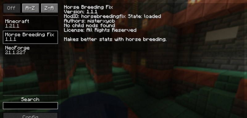 Мод Horse Breeding Fix 26.2/1.21.11 (селективное разведение лошадей) | 31-07-2026, 13:08 - Моды для Minecraft / Мобы / Индустриальные / Инструменты / 1.21 / 1.21.1 / 1.21.4 / 1.21.5 / 1.21.8 / 1.21.10 / 1.21.11 / 26.1 / 26.1.1 / 26.1.2 / 26.2