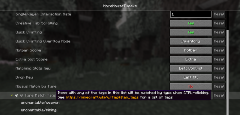 Мод More Mouse Tweaks 26.2/1.21.11 (Улучшенное управление мышью) | 1-07-2026, 10:55 - Моды для Minecraft / Инструменты / 1.21 / 1.21.1 / 1.21.4 / 1.21.5 / 1.21.8 / 1.21.10 / 1.21.11 / 26.1 / 26.1.1 / 26.1.2 / 26.2