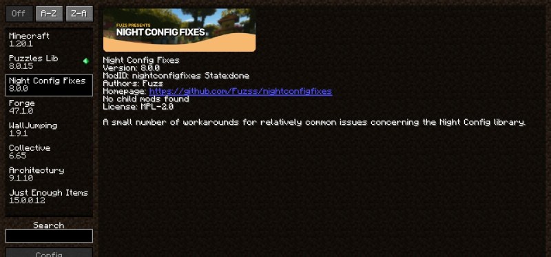 Мод Night Config Fixes [Archived] 1.20.1/1.19.4 (исправление конфигов Night Config) | 2-07-2026, 16:33 - Моды для Minecraft / Ядра (Библиотеки) / 1.16.1  / 1.16.4 / 1.16.5 / 1.18 / 1.18.1 / 1.18.2 / 1.19 / 1.19.2 / 1.19.3 / 1.19.4 / 1.20 / 1.20.1