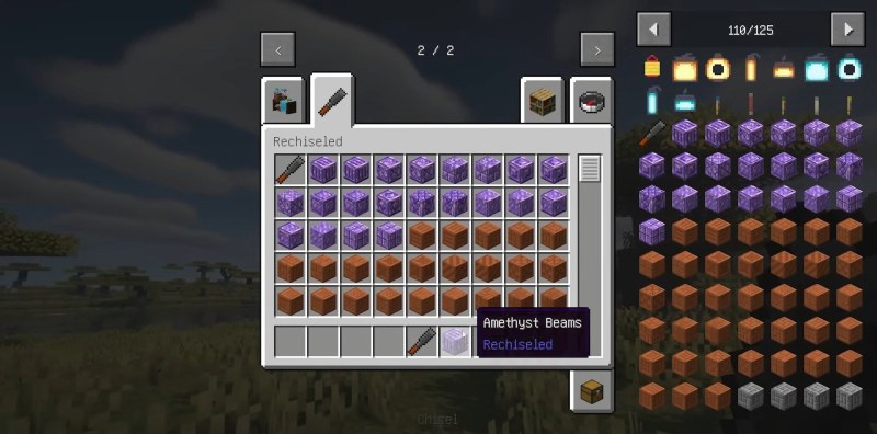 Мод Rechiseled: Chipped 1.21.1/1.20.1 (аддон для Rechiseled) | Вчера, 21:25 - Моды для Minecraft / Декор / 1.18.2 / 1.20.1 / 1.21.1