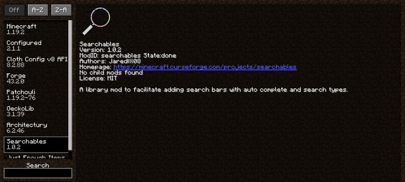 Мод Searchables 26.2/1.21.11 (Searchables это мод) | 1-07-2026, 20:50 - Моды для Minecraft / Декор / Инструменты / Ядра (Библиотеки) / 1.16.5 / 1.17.1 / 1.18.2 / 1.19.1 / 1.19.2 / 1.19.3 / 1.19.4 / 1.20 / 1.20.1 / 1.20.2 / 1.20.4 / 1.20.5 / 1.20.6 / 1.21 / 1.21.1 / 1.21.4 / 1.21.5 / 1.21.8 / 1.21.10 / 1.21.11 / 26.1 / 26.1.1 / 26.1.2 / 26.2
