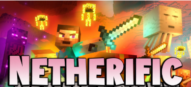 Мод Netherific 1.20.1/1.19.4 (расширение Незера)