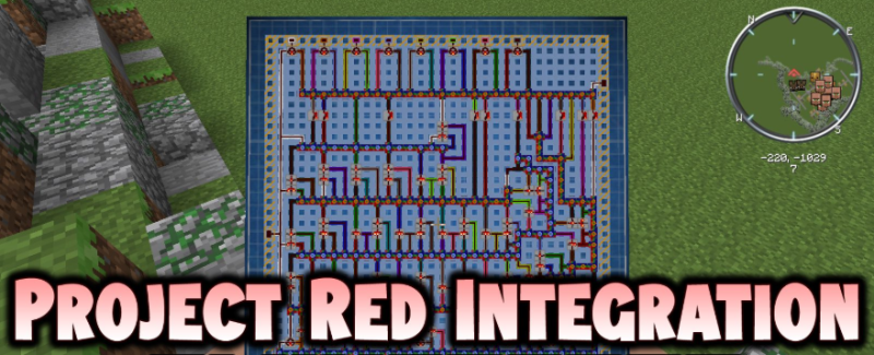 Мод Project Red - Integration 1.21.1/1.19.2 (редстоун, логика, интеграция)