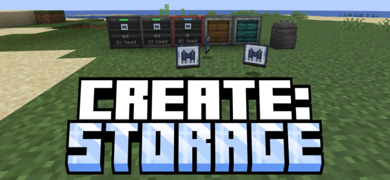 Мод Create: Storage 1.21.1/1.20.1 (Расширение хранилищ Create)