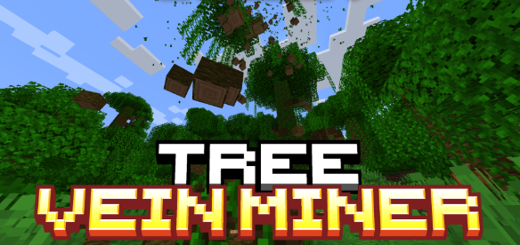 Мод Tree Vein Miner 26.2/1.21.11 (Автоматическая рубка деревьев)
