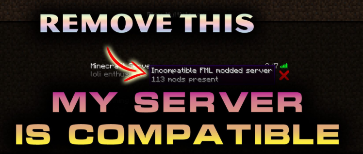 Мод My Server Is Compatible 1.21.8/1.19.4 (Отключение предупреждений Forge)