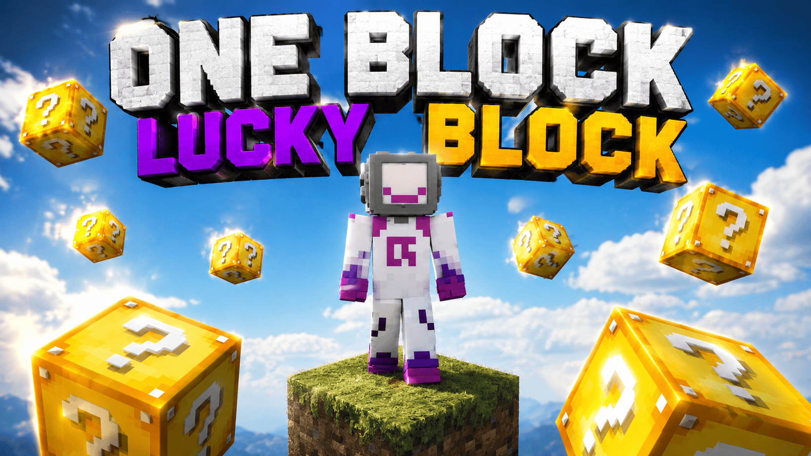Карта Lucky One Block 26.3/1.21.111 (выживание с удачей)