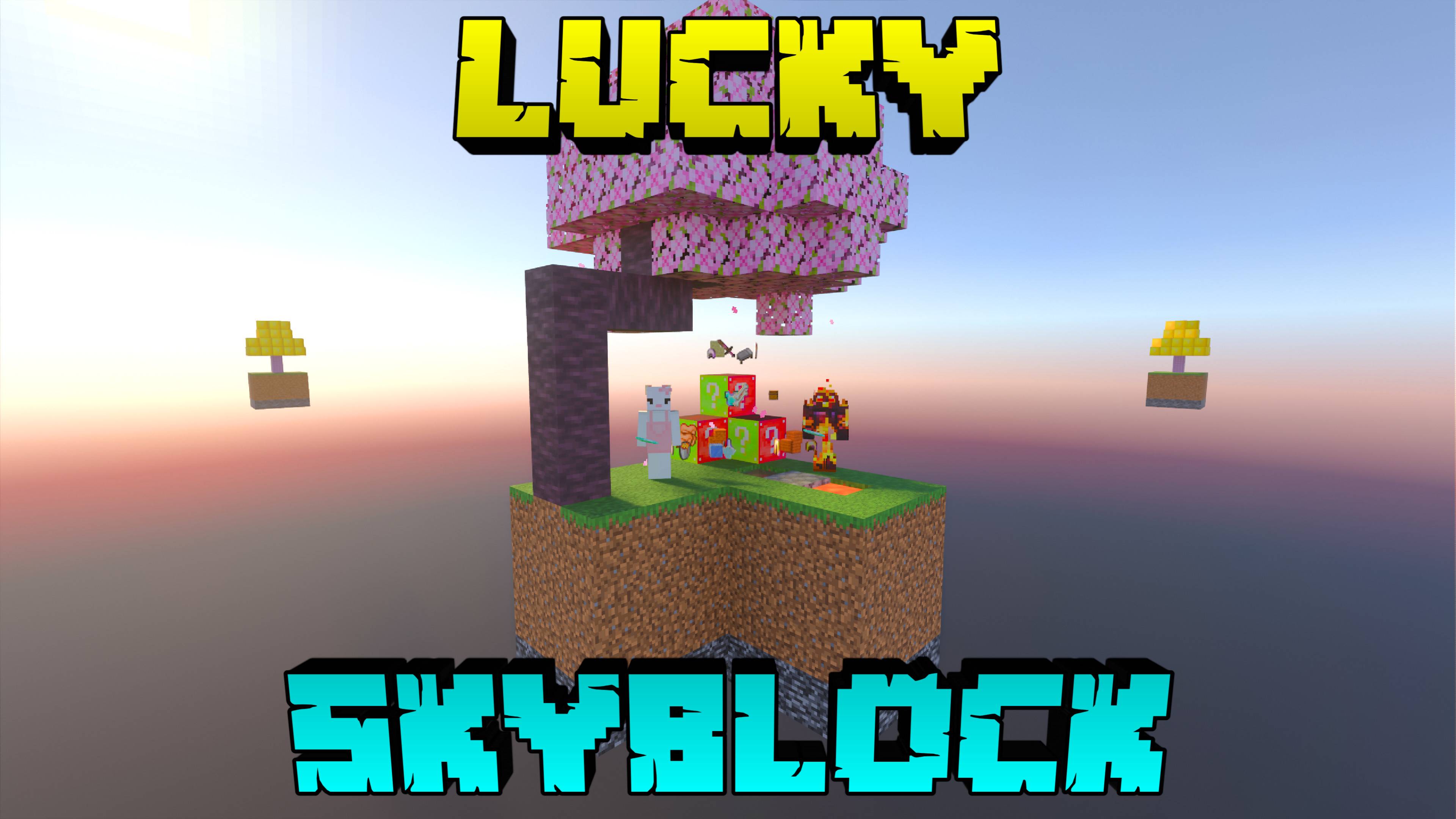 Карта Lucky Skyblock V5 26.30/1.21.132 (небесный остров)