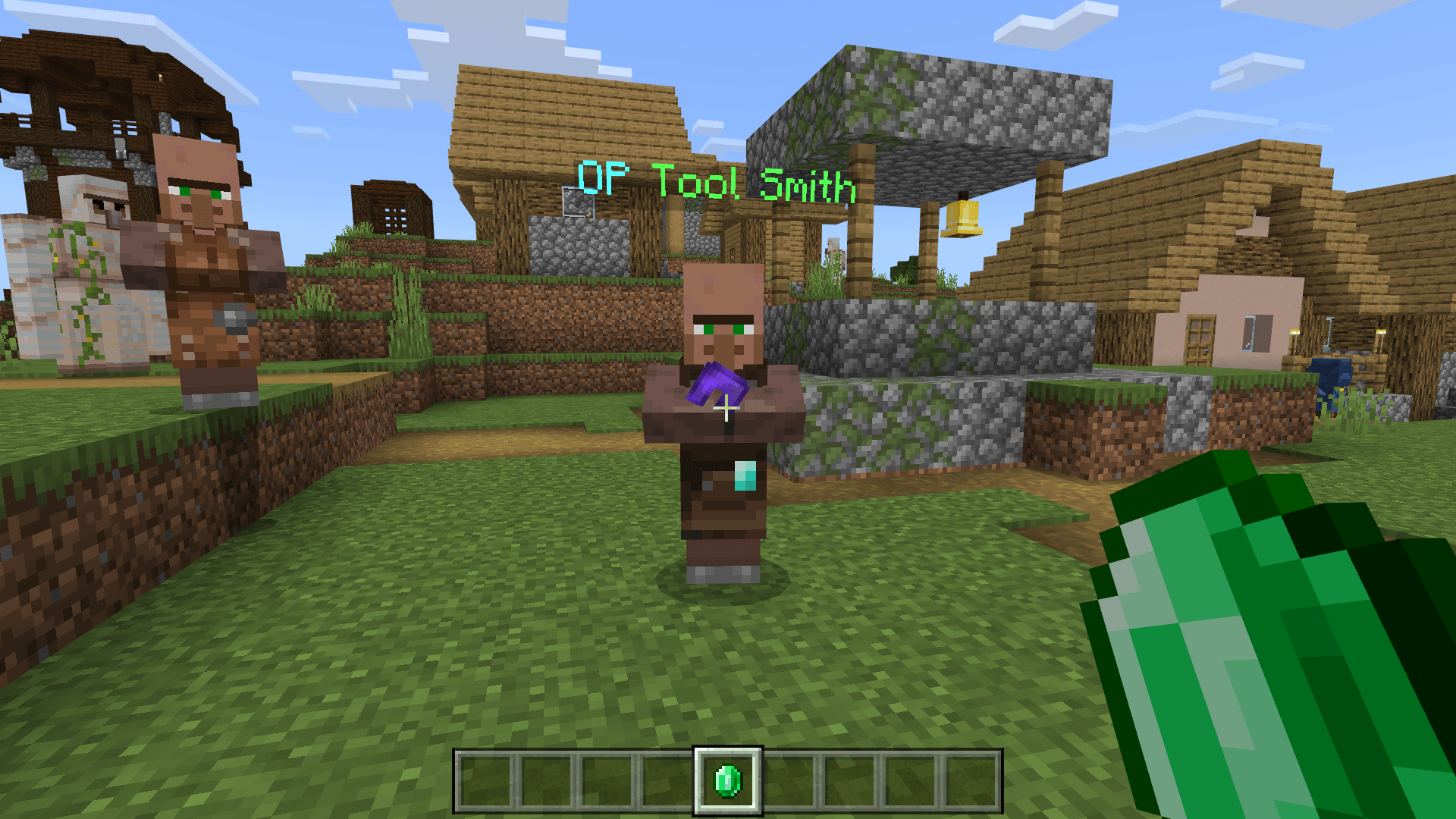 Карта OP Tool Smith + Mod 26.40/1.21.132 (выживание с деревней)