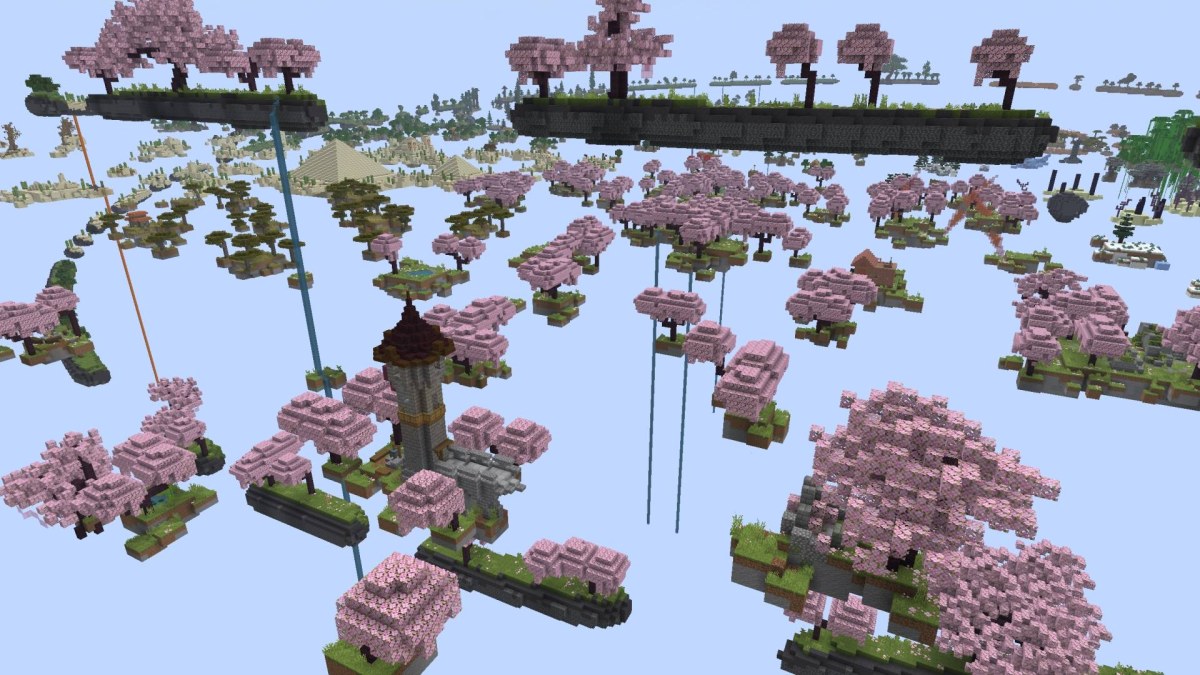 Карта Tryzz's Skyblock Adventure 26.40/1.21.132 (приключение на островах) | Вчера, 12:45 - Карты для Bedrock / Приключения / Постройки / Ландшафт / Выживание / 26.x / 1.21