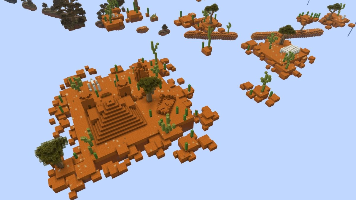 Карта Tryzz's Skyblock Adventure 26.40/1.21.132 (приключение на островах) | Вчера, 12:45 - Карты для Bedrock / Приключения / Постройки / Ландшафт / Выживание / 26.x / 1.21