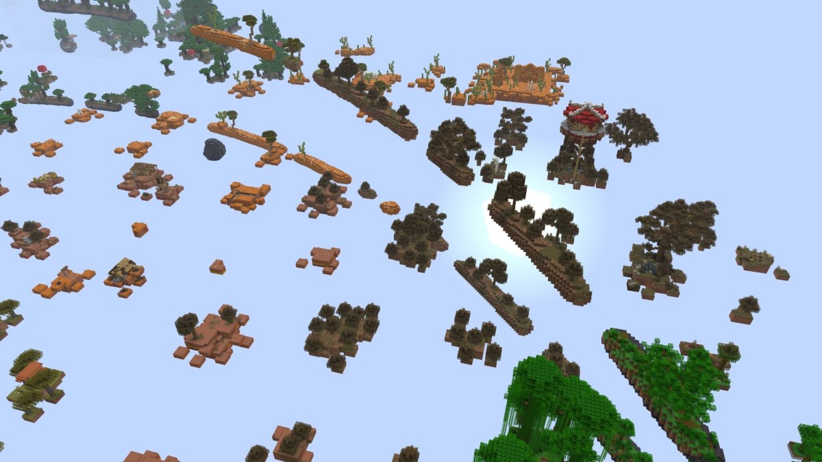 Карта Tryzz's Skyblock Adventure 26.40/1.21.132 (приключение на островах) | Вчера, 12:45 - Карты для Bedrock / Приключения / Постройки / Ландшафт / Выживание / 26.x / 1.21