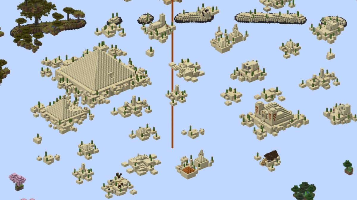 Карта Tryzz's Skyblock Adventure 26.40/1.21.132 (приключение на островах) | Вчера, 12:45 - Карты для Bedrock / Приключения / Постройки / Ландшафт / Выживание / 26.x / 1.21