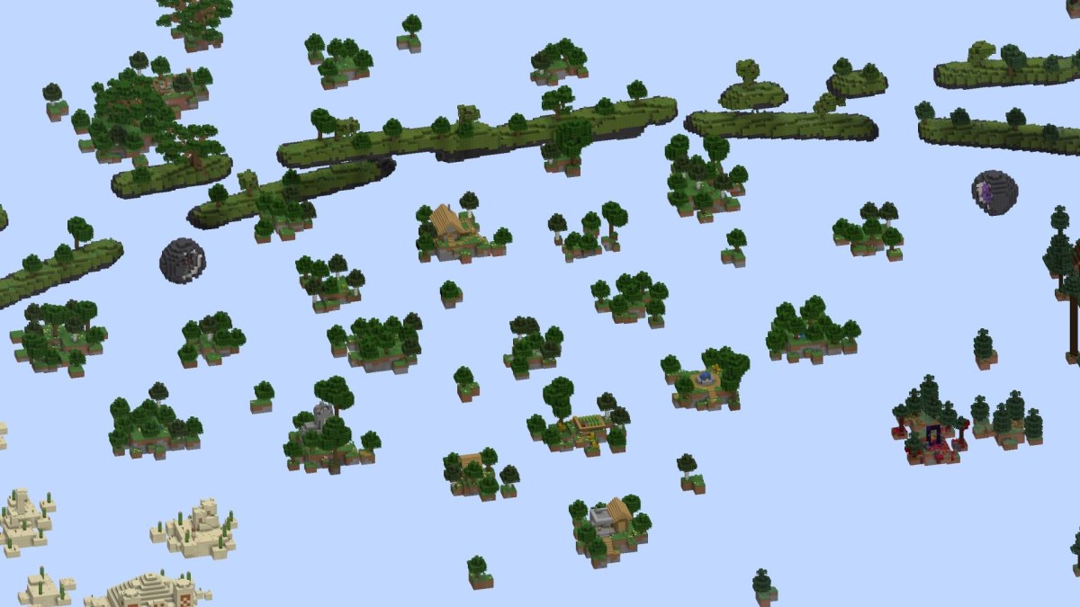 Карта Tryzz's Skyblock Adventure 26.40/1.21.132 (приключение на островах) | Вчера, 12:45 - Карты для Bedrock / Приключения / Постройки / Ландшафт / Выживание / 26.x / 1.21