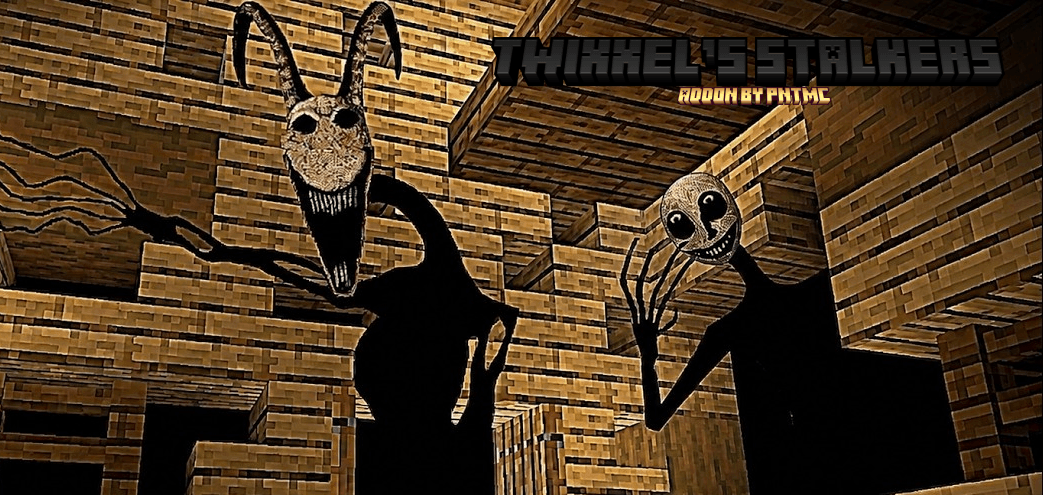 Мод Twixxel's Stalkers 26.30/1.21.132 (хоррор-существо)