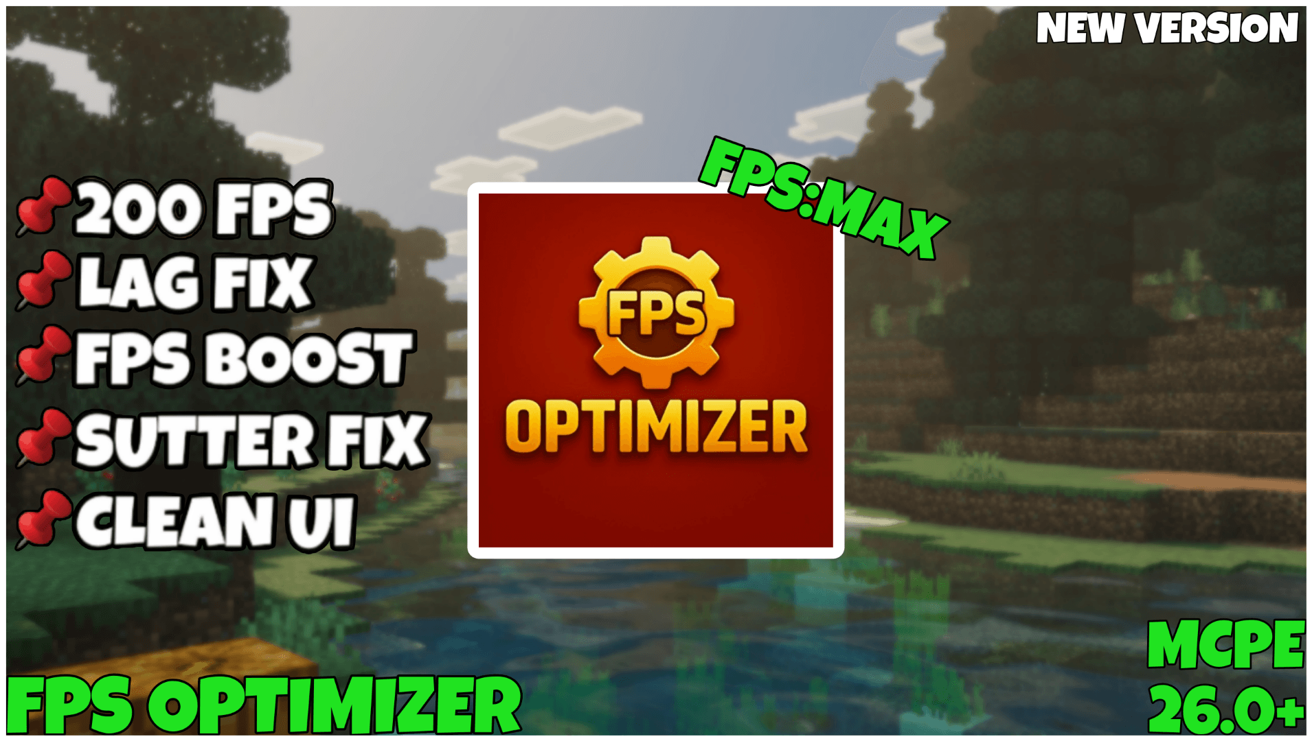 Текстуры FPS Optimizer | FPS Boost Official 26.40/1.21.130 (PvP ресурспак)