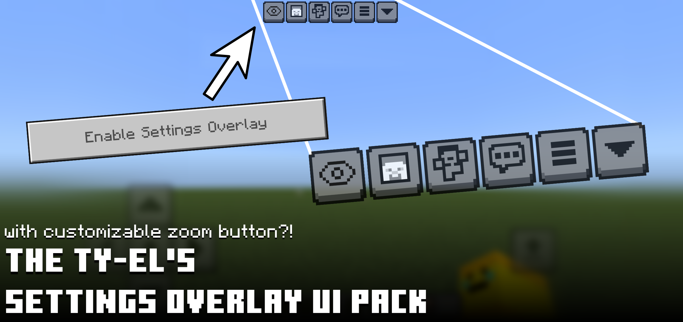 Текстуры The Ty-el's Settings Overlay UI Pack 1.21.41 (UI-настройки)