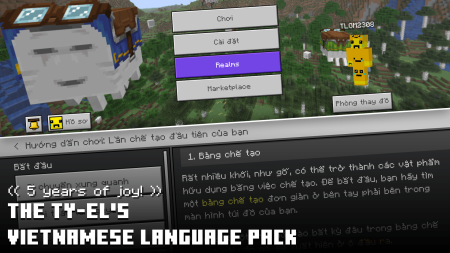 Текстуры The Ty-el's Vietnamese Language Pack 26.30/1.21.132 (вьетнамская локализация)