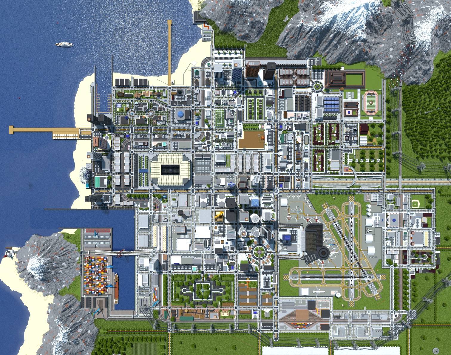 Карта Los Perrito City: Exploration - Roleplay - More! 26.2/1.21.11 (город для ролеплея)