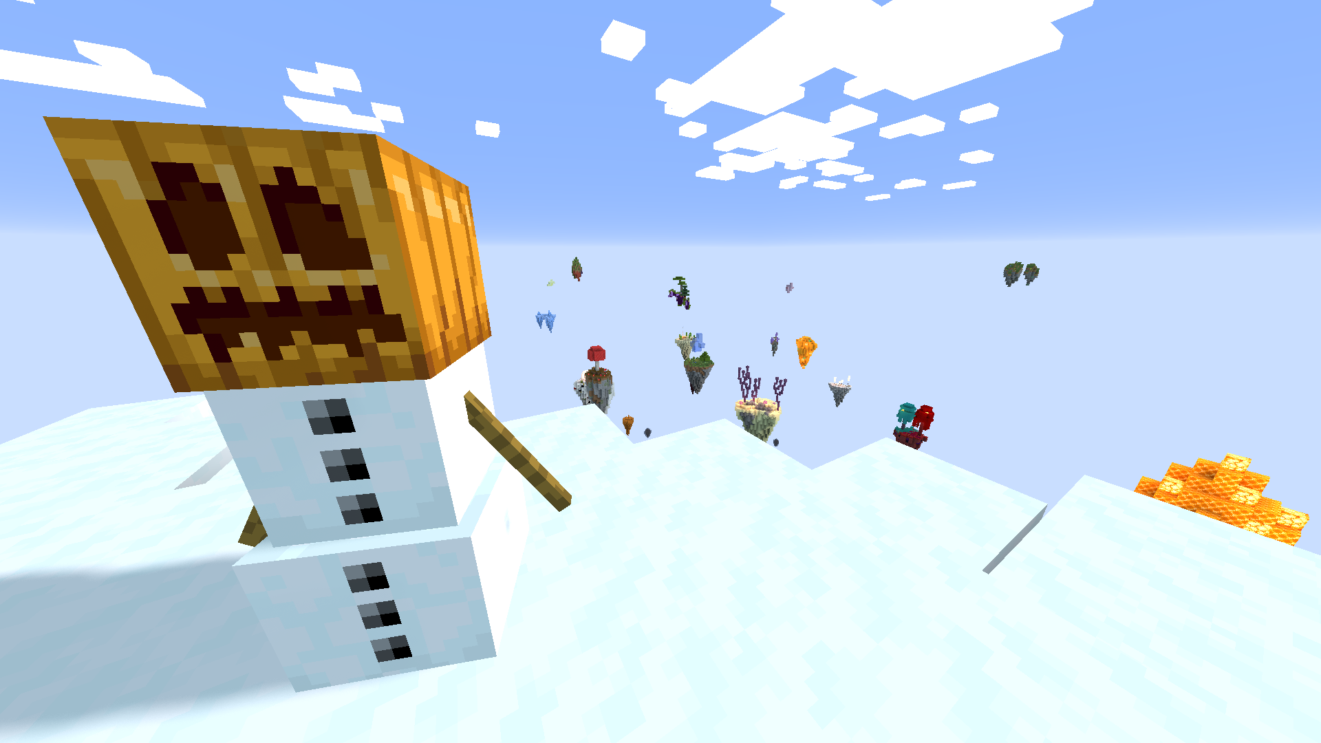Карта SkyBlock: Advanced 1.21.5/1.18.1 (выживание на островах)
