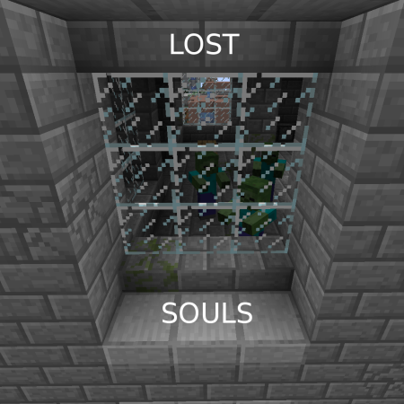Мод Lost Souls 1.21.1/1.19.3 (опасные здания, мобы)
