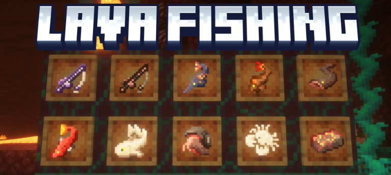 Мод Lava Fishing 26.1.2/1.21.1 (Аддон для Aquaculture 2)