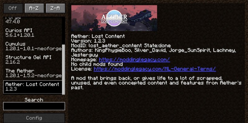 Мод Aether: Lost Content Addon 1.20.1/1.19.4 (Возврат вырезанного контента) | Вчера, 19:06 - Моды для Minecraft / Мобы / Миры и биомы / 1.19.4 / 1.20.1