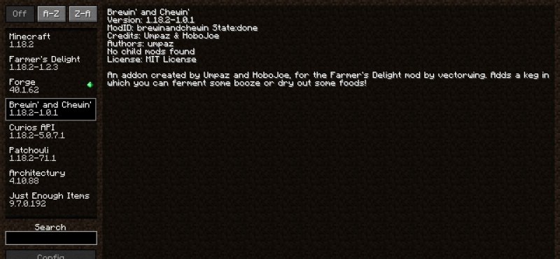 Мод Brewin' And Chewin' 1.21.1/1.19.2 (ферментация, пивоварение, Farmer's Delight) | Вчера, 14:53 - Моды для Minecraft / Еда / 1.18.2 / 1.19.2 / 1.20.1 / 1.21.1
