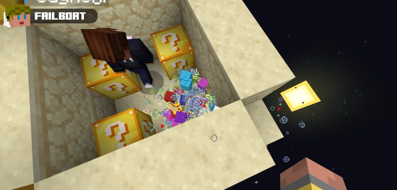 Карта Lucky One Block 26.3/1.21.111 (выживание с удачей) | 21-08-2026, 16:47 - Карты для Bedrock / Приключения / Мини-игры / Выживание / 26.x / 1.21
