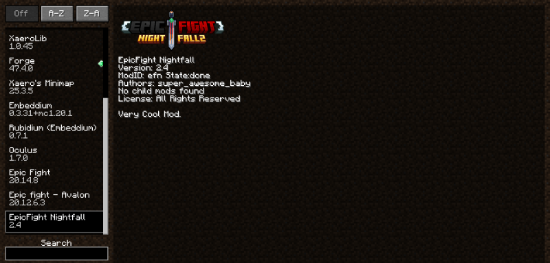 Мод EpicFight-Nightfall 1.21.1/1.20.1 (Боевая система, Оружие) | Сегодня, 13:57 - Моды для Minecraft / Оружие / Броня / RPG / 1.20.1 / 1.21.1