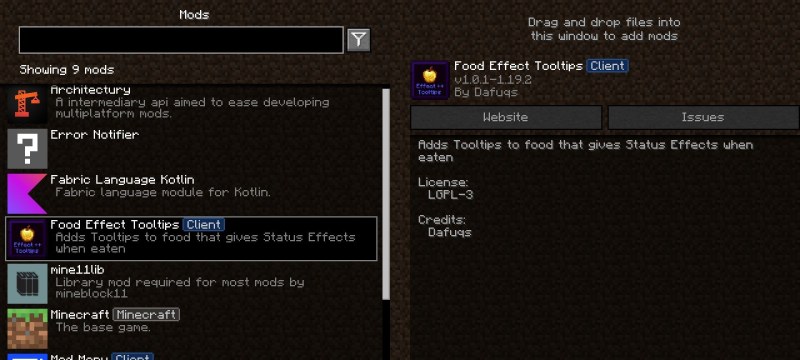 Мод Food Effect Tooltips 26.2/1.21.11 (Информация о еде) | 2-08-2026, 15:08 - Моды для Minecraft / Еда / Инструменты / 1.17.1 / 1.18.2 / 1.19.2 / 1.19.3 / 1.19.4 / 1.20 / 1.20.1 / 1.20.2 / 1.20.4 / 1.20.6 / 1.21 / 1.21.1 / 1.21.4 / 1.21.5 / 1.21.8 / 1.21.11 / 26.1 / 26.1.1 / 26.1.2 / 26.2