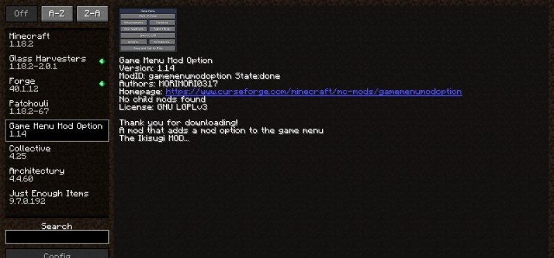 Мод Game Menu Mod Option 1.20.4/1.19.4 (меню модов, настройки) | Вчера, 14:59 - Моды для Minecraft / Инструменты / 1.13.2 / 1.14.4 / 1.15.1 / 1.15.2 / 1.16.1  / 1.16.4 / 1.16.5 / 1.17.1 / 1.18 / 1.18.1 / 1.18.2 / 1.19 / 1.19.2 / 1.19.3 / 1.19.4 / 1.20 / 1.20.1 / 1.20.2 / 1.20.4