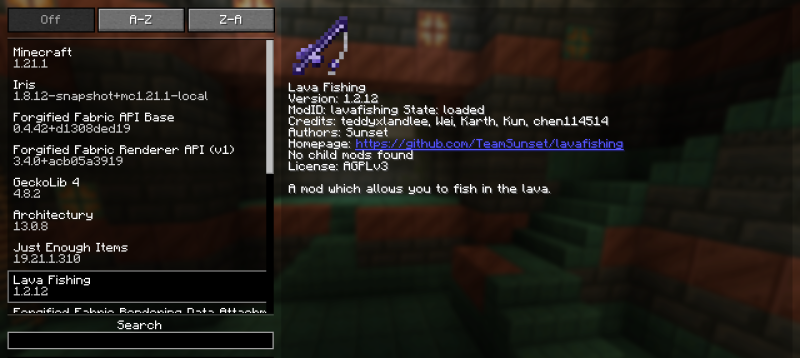 Мод Lava Fishing 26.1.2/1.21.1 (Аддон для Aquaculture 2) | 14-08-2026, 13:57 - Моды для Minecraft / Оружие / Мобы / RPG / 1.20.1 / 1.21.1 / 26.1.2