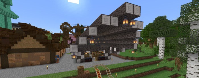 Карта Little Land SMP 26.40 (выживание приключение) | Вчера, 12:50 - Карты для Bedrock / Приключения / Постройки / Выживание / 26.x